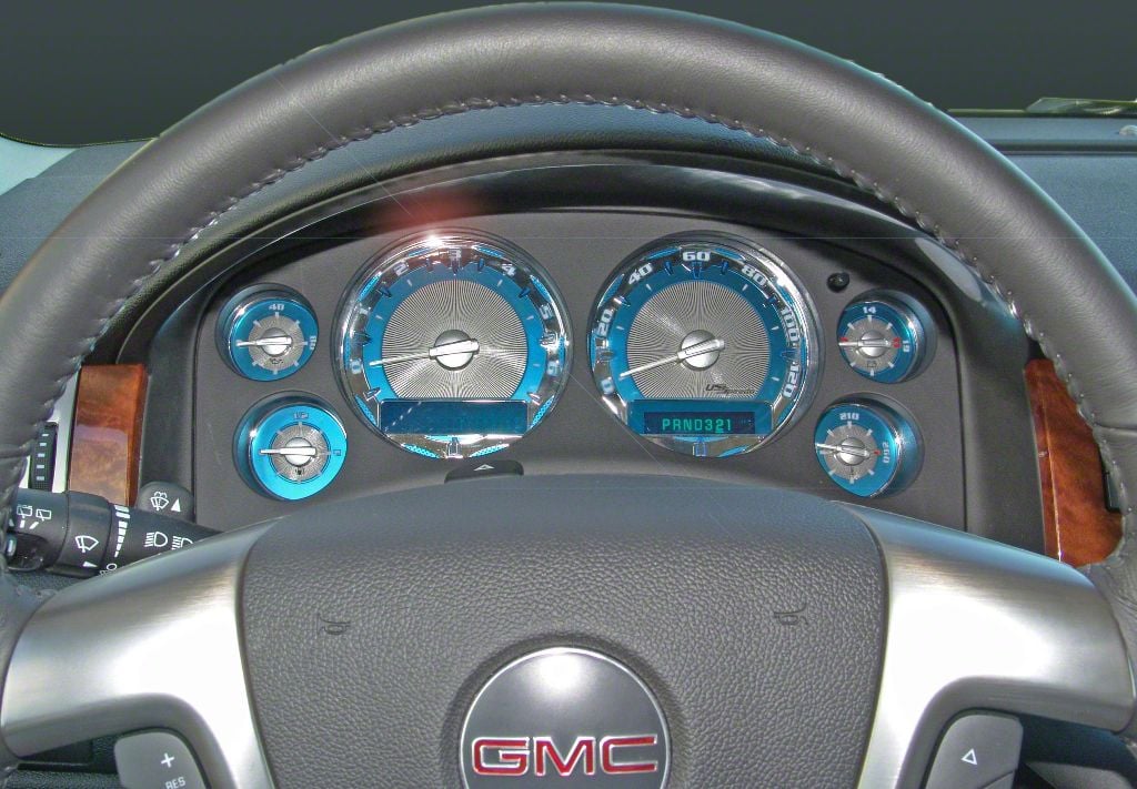 US Speedo Sierra 1500 Aqua Edition Gauge Face; KMH AMGM27K