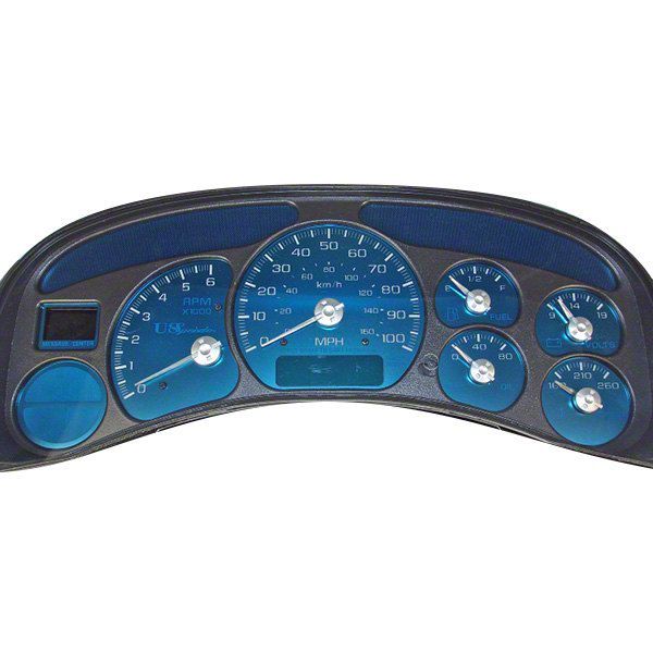 2002 Escalade Gauge Needle Set – Blue & Black Pointers For GM Cars - Foto 14