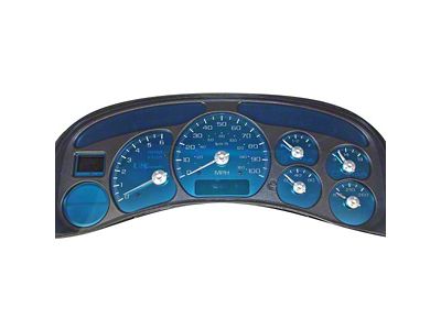 US Speedo Aqua Edition Gauge Face; MPH (99-02 Sierra 1500)