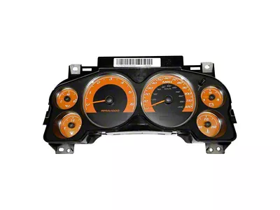 US Speedo Daytona Edition Gauge Face; MPH; Orange (07-13 Sierra 1500)