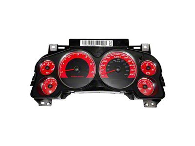 US Speedo Daytona Edition Gauge Face; MPH; Red (07-13 Sierra 1500)