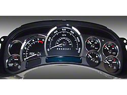 US Speedo Escalade Edition LED Ready Gauge Cluster Kit; MPH; Black (2006 Sierra 1500 w/ Transmission Temperature Gauge)
