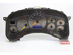 US Speedo Stealth Edition Gauge Face; MPH (99-02 Sierra 1500)