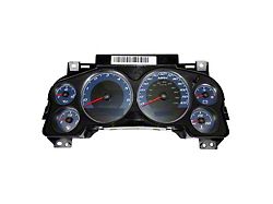 US Speedo Daytona Edition Gauge Face; MPH; Blue (07-14 6.0L Sierra 3500 HD)