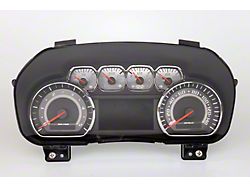US Speedo Stainless Edition Gauge Face; MPH; White (15-19 6.6L Duramax Sierra 3500 HD)