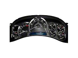 US Speedo Escalade Edition Gauge Cluster Kit; MPH; Black (2006 Silverado 1500 w/ Transmission Temperature Gauge)