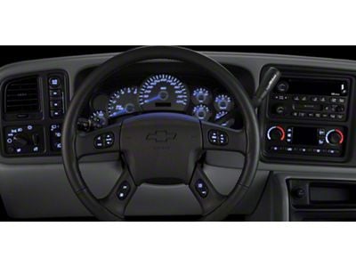 US Speedo LED Steering Wheel Lighting Kit; Blue (03-06 Silverado 1500)