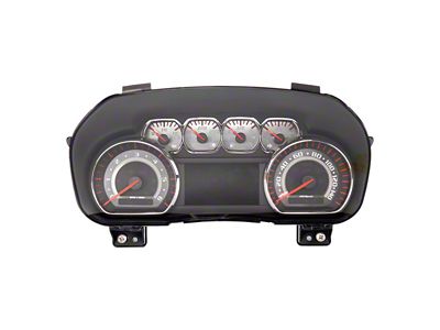 US Speedo Stainless Edition Gauge Face; MPH; Red (14-18 Silverado 1500)