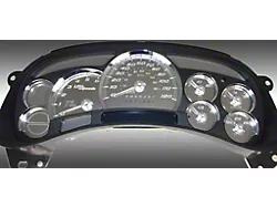 US Speedo Stainless Edition Gauge Face; MPH; White (2006 Silverado 1500)