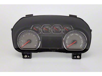 US Speedo Daytona Edition Gauge Face; MPH; Grey/White/Blue (15-19 6.0L Silverado 2500 HD)