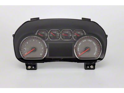 US Speedo Daytona Edition Gauge Face; MPH; Grey/White/Red (15-19 6.0L Silverado 2500 HD)