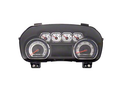 US Speedo Stainless Edition Gauge Face; MPH; Blue (15-19 6.0L Silverado 2500 HD)