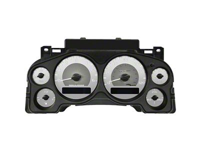 US Speedo Stainless Edition Gauge Face; MPH; White (07-14 6.0L Silverado 2500 HD)