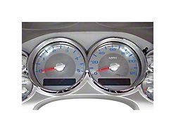 US Speedo Stainless Edition Gauge Face; MPH; Blue (07-14 6.6L Duramax Silverado 3500 HD)