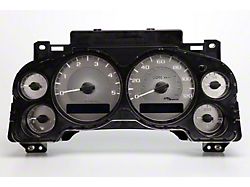 US Speedo Stainless Edition Gauge Face; MPH; White (07-14 6.6L Duramax Silverado 3500 HD)