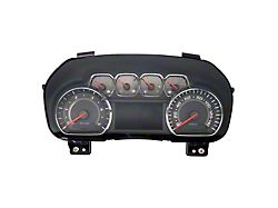 US Speedo Stealth Edition Gauge Face; MPH (15-19 6.6L Duramax Silverado 3500 HD)