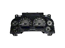 US Speedo Stealth Edition Gauge Face; MPH; White (07-14 6.6L Duramax Silverado 3500 HD)