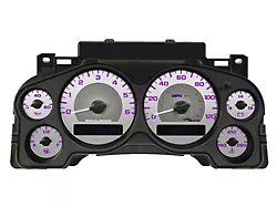 US Speedo Stainless Edition Gauge Face; MPH; Purple (07-14 Tahoe)