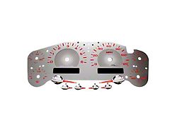 US Speedo Stainless Edition Gauge Face; MPH; Red (07-14 Tahoe)