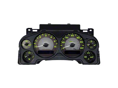 US Speedo Stealth Edition Gauge Face; MPH; White (07-14 Tahoe)
