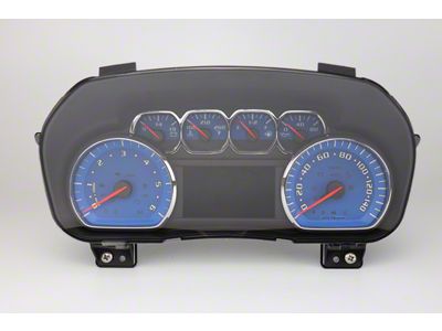 US Speedo Daytona Edition Gauge Face; MPH; Blue (15-20 Yukon)