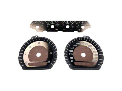 US Speedo Rose Gold Edition Gauge Face; MPH (15-20 Yukon)