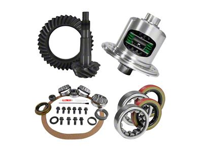 USA Standard Gear 8.25-Inch Posi Rear Axle Ring and Pinion Gear Kit with Install Kit; 3.73 Gear Ratio (97-11 Dakota)