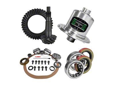 USA Standard Gear 8.25-Inch Posi Rear Axle Ring and Pinion Gear Kit with Install Kit; 4.11 Gear Ratio (97-11 Dakota)