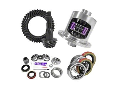 USA Standard Gear 9.75-Inch Posi Rear Axle Ring and Pinion Gear Kit with Install Kit; 3.55 Gear Ratio; 2.53-Inch OD Axle Bearing (00-03 F-150)