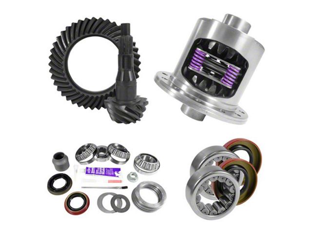 USA Standard Gear 9.75-Inch Posi Rear Axle Ring and Pinion Gear Kit with Install Kit; 4.11 Gear Ratio; 2.99-Inch OD Axle Bearing (00-10 F-150)