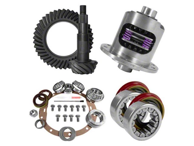 USA Standard Gear 8.6-Inch Posi Rear Axle Ring and Pinion Gear Kit with Install Kit; 4.56 Gear Ratio (09-17 Sierra 1500)