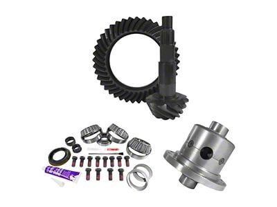 USA Standard Gear 11.50-Inch AAM Posi Rear Axle Ring and Pinion Gear Kit with Install Kit; 4.56 Gear Ratio (07-10 Sierra 3500 HD)