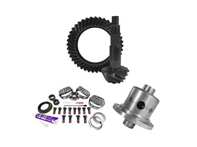 USA Standard Gear 11.50-Inch AAM Posi Rear Axle Ring and Pinion Gear Kit with Install Kit; 4.11 Gear Ratio (11-19 Silverado 3500 HD)