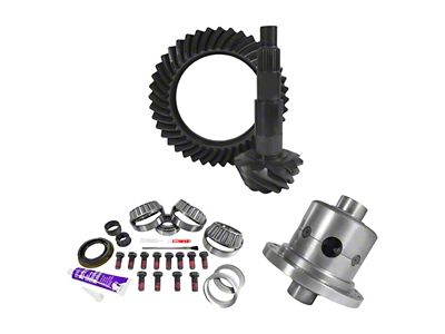USA Standard Gear 11.50-Inch AAM Posi Rear Axle Ring and Pinion Gear Kit with Install Kit; 4.56 Gear Ratio (07-10 Silverado 3500 HD)