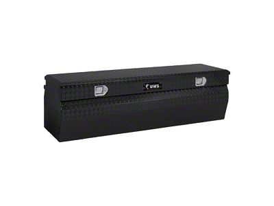 UWS 42-Inch Aluminum Wedge Utility Chest Tool Box; Gloss Black (15-22 Canyon)