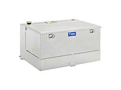 UWS 50-Gallon Aluminum L-Shaped Combo Transfer Tank; Bright (15-26 Canyon)
