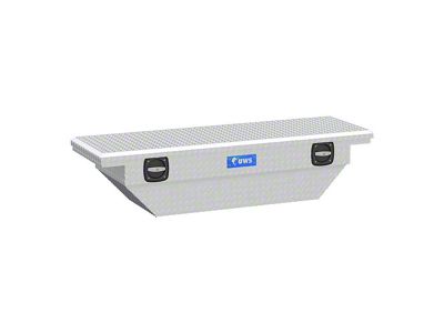 UWS 63-Inch Aluminum Low Profile Secure Lock Tool Box; Bright (15-25 Canyon)