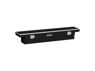 UWS 63-Inch Aluminum Low Profile Slim-Line Tool Box; Gloss Black (15-25 Canyon)