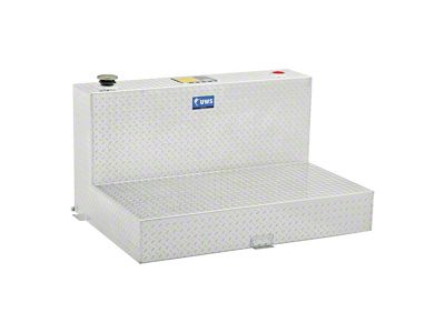 UWS 50-Gallon Aluminum L-Shaped Transfer Tank; Bright (15-25 Colorado)