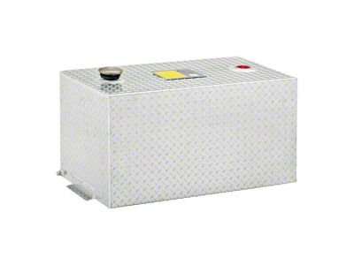 UWS 50-Gallon Aluminum Rectangle Transfer Tank; Bright (15-25 Colorado)