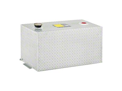 UWS 50-Gallon Aluminum Rectangle Transfer Tank; Bright (15-24 Colorado)