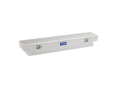 UWS 63-Inch Aluminum Slim-Line Crossover Tool Box; Bright (15-24 Colorado)