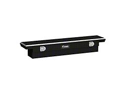 UWS 63-Inch Aluminum Low Profile Slim-Line Tool Box; Gloss Black (97-03 F-150 Flareside)
