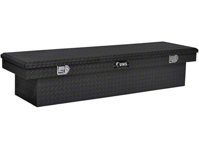 UWS 69-Inch Aluminum Crossover Tool Box; Matte Black (97-24 F-150 Styleside w/ 6-1/2-Foot & 8-Foot Bed)