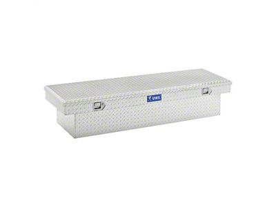 UWS 72-Inch Aluminum Crossover Tool Box; Bright (11-24 F-250 Super Duty)