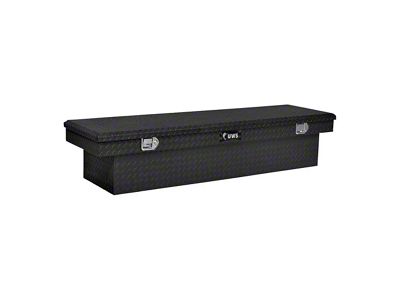 UWS 72-Inch Aluminum Crossover Tool Box; Matte Black (11-24 F-250 Super Duty)