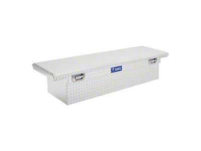 UWS 72-Inch Aluminum Crossover Tool Box with Pull Handles; Bright (11-24 F-250 Super Duty)