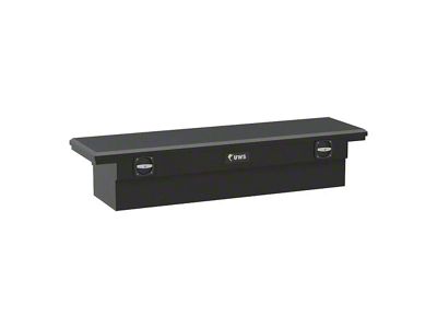 UWS 72-Inch Aluminum Low Profile Secure Lock Tool Box; Matte Black (11-24 F-250 Super Duty)