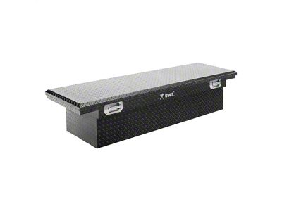 UWS 72-Inch Aluminum Crossover Tool Box with Pull Handles; Gloss Black (11-24 F-350 Super Duty)