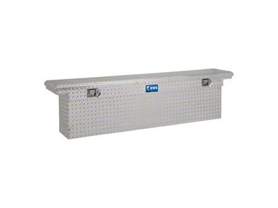 UWS 72-Inch Aluminum Deep Slim Low Profile Crossover Tool Box; Bright (11-24 F-350 Super Duty)